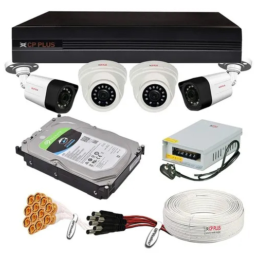 4-camera CCTV package – perfect for homes and small shops