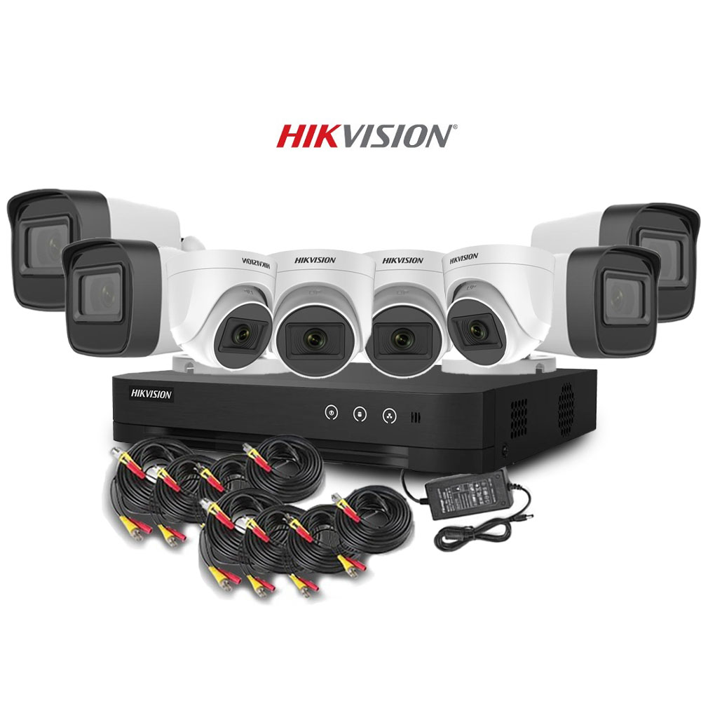 8-camera CCTV package – best for businesses and large homes