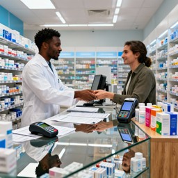 Pharmacy management software with inventory and prescription tracking